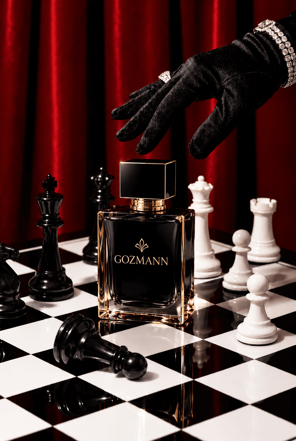 The Gozmann bottle on a chessboard